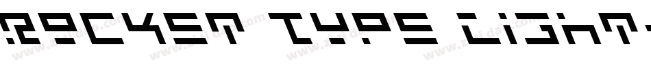 Rocket Type Light字体转换